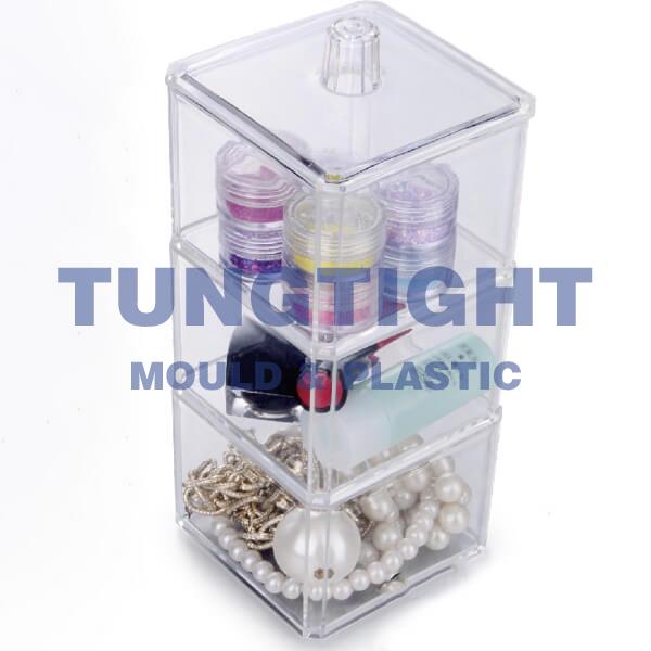 8817-3 Clear cosmetic container