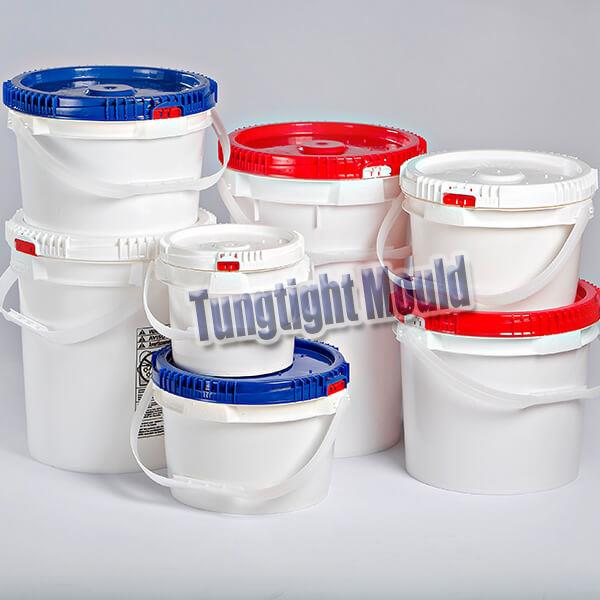 round plastic paint bucket mould