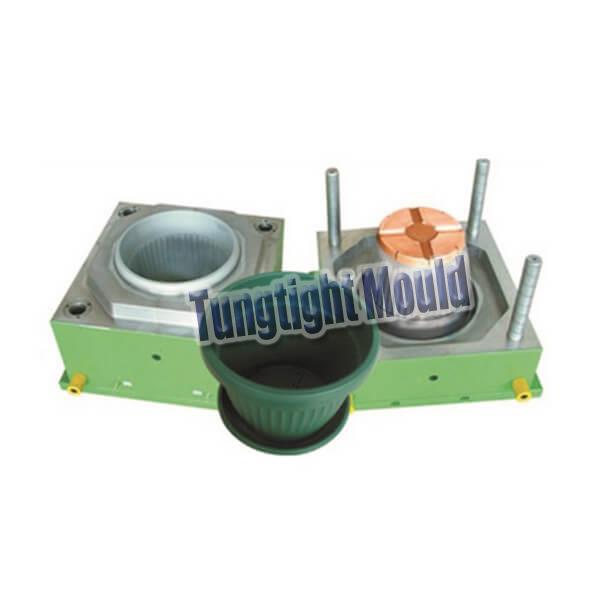 china injection plastic flower pot mould