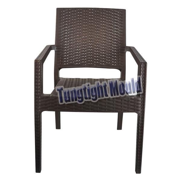 china plastic rattan armchair mould