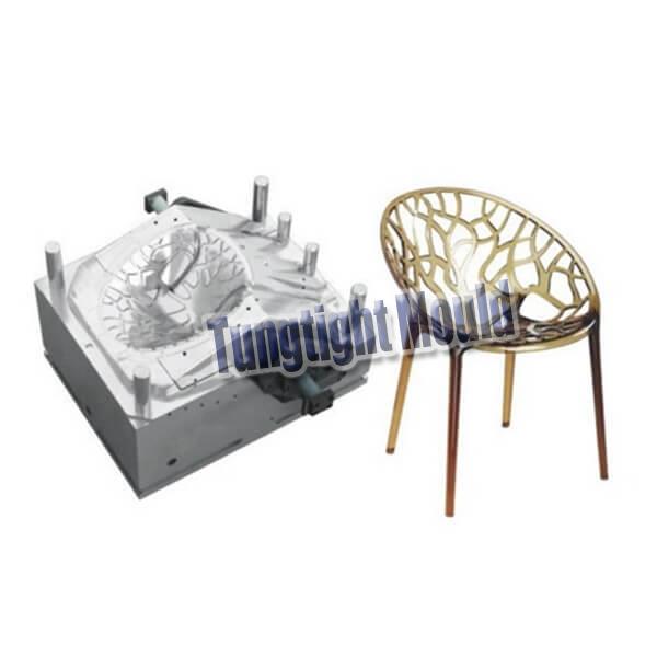 plastic injection backrest chair mold