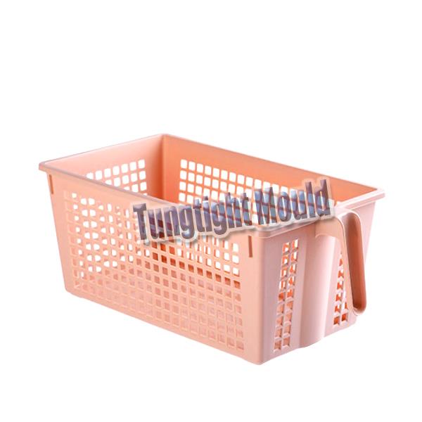 Plastic basket with handle mould 