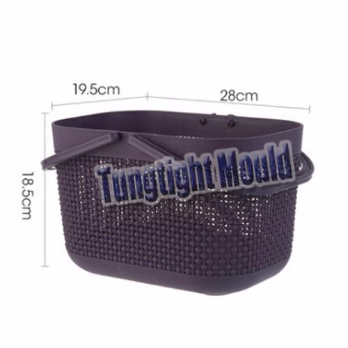 new design basket molding with handle 