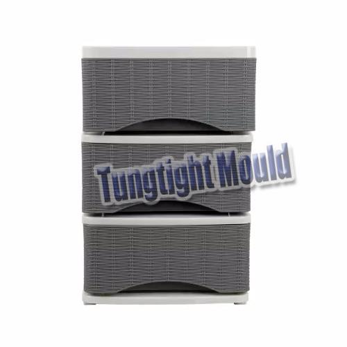 Plastic drawer moulding