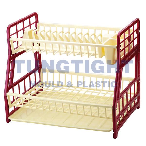dish rack with tray mould