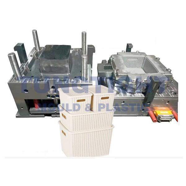 plastic rattan storage box mould