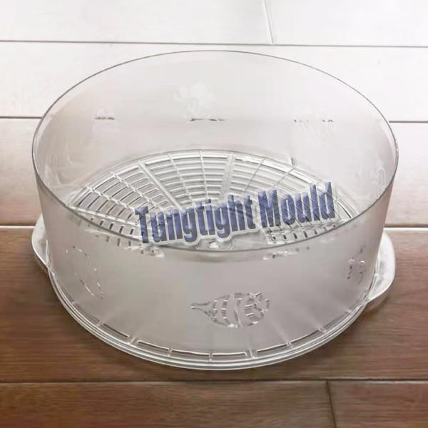 Plastic storage food steamer box mould 